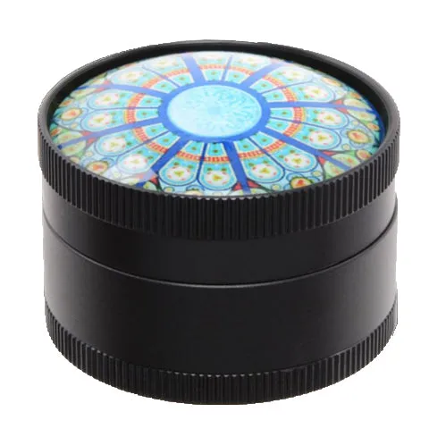 Psychedelic 50mm 3 part Metal Grinder