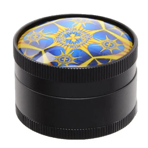 Psychedelic 50mm 3 part Metal Grinder