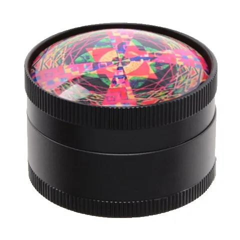 Psychedelic 50mm 3 part Metal Grinder