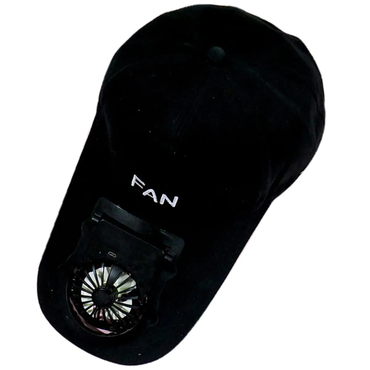 Rechargeable Fan in Cap Sun Hats Rechargeable Battery Outdoor Travel Baseball Cap Summer Cooling USB Charging Fan Cap