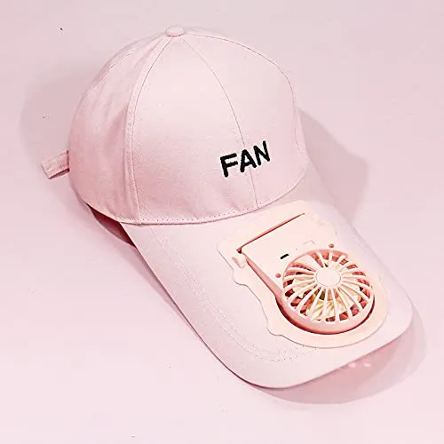 Rechargeable Fan in Cap Sun Hats Rechargeable Battery Outdoor Travel Baseball Cap Summer Cooling USB Charging Fan Cap