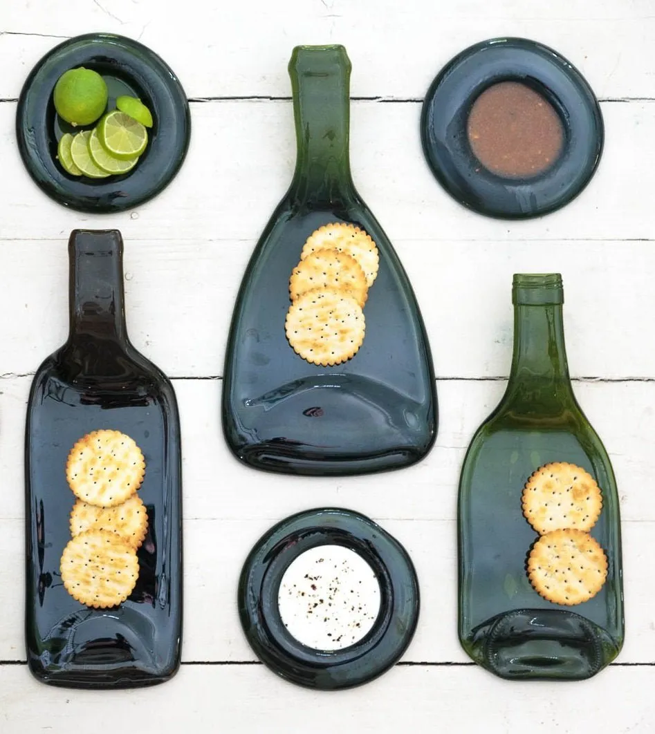 Recycled Glass Wine Platter