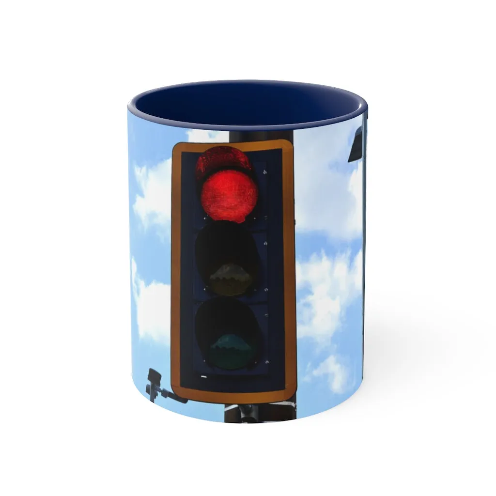 Red Lights Accent Coffee Mug, 11oz