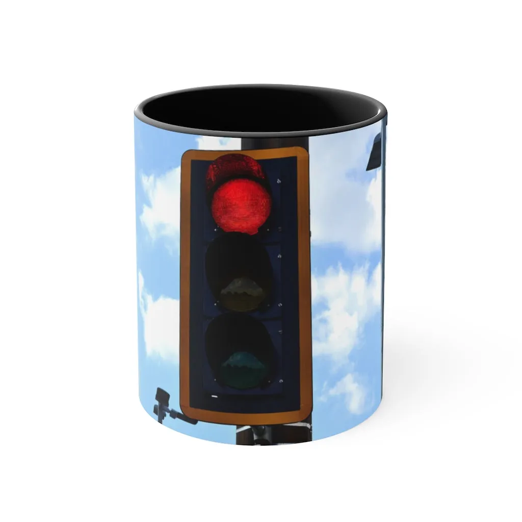 Red Lights Accent Coffee Mug, 11oz