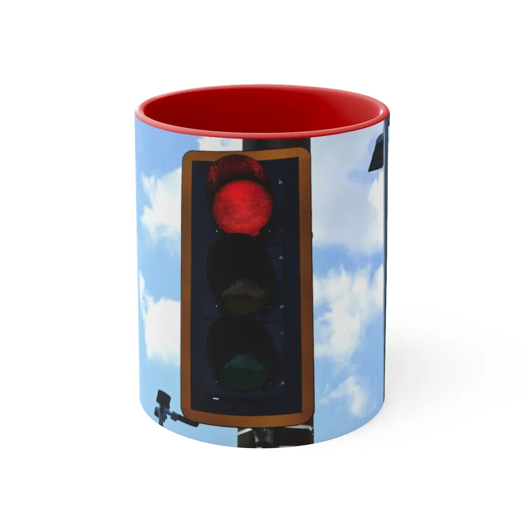 Red Lights Accent Coffee Mug, 11oz