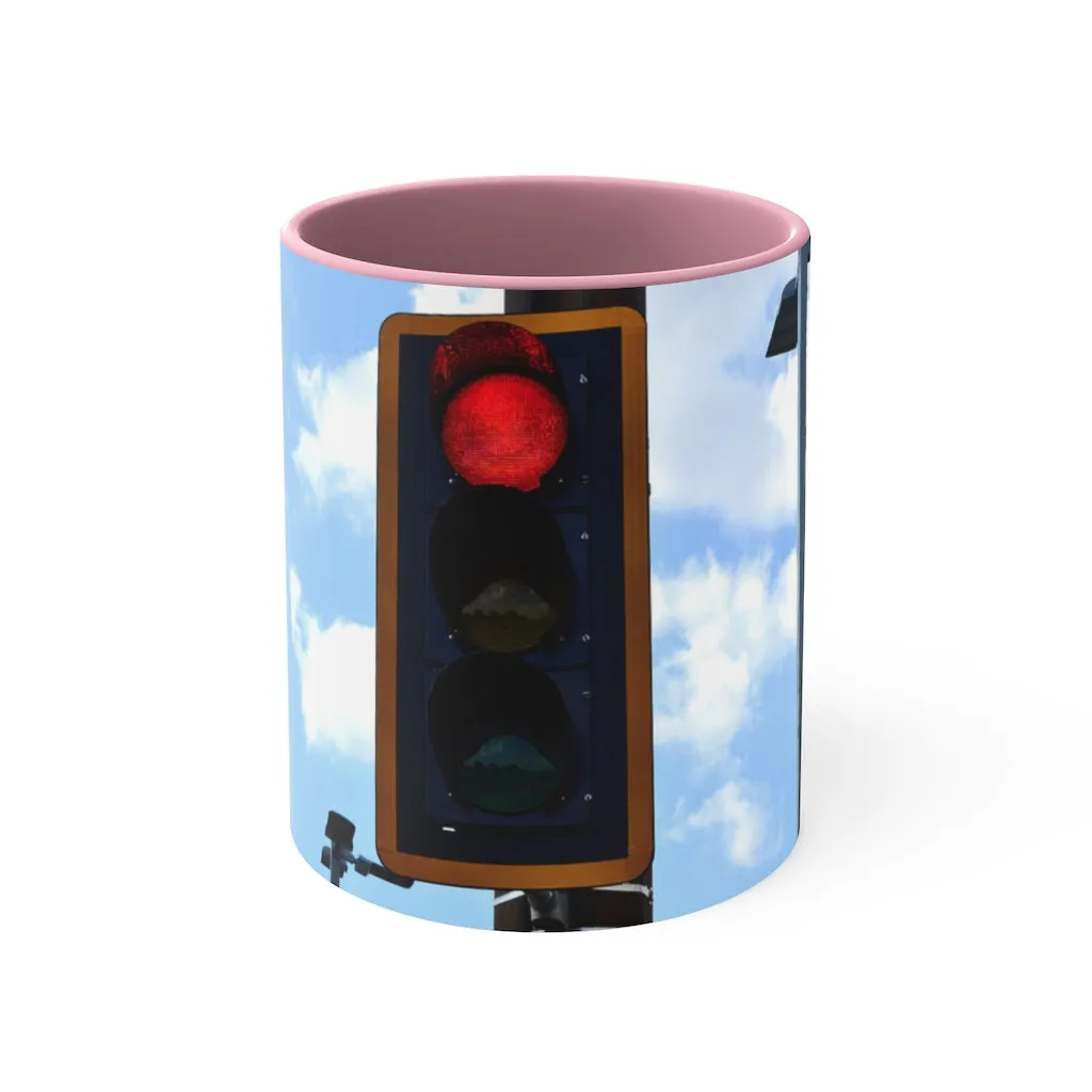 Red Lights Accent Coffee Mug, 11oz