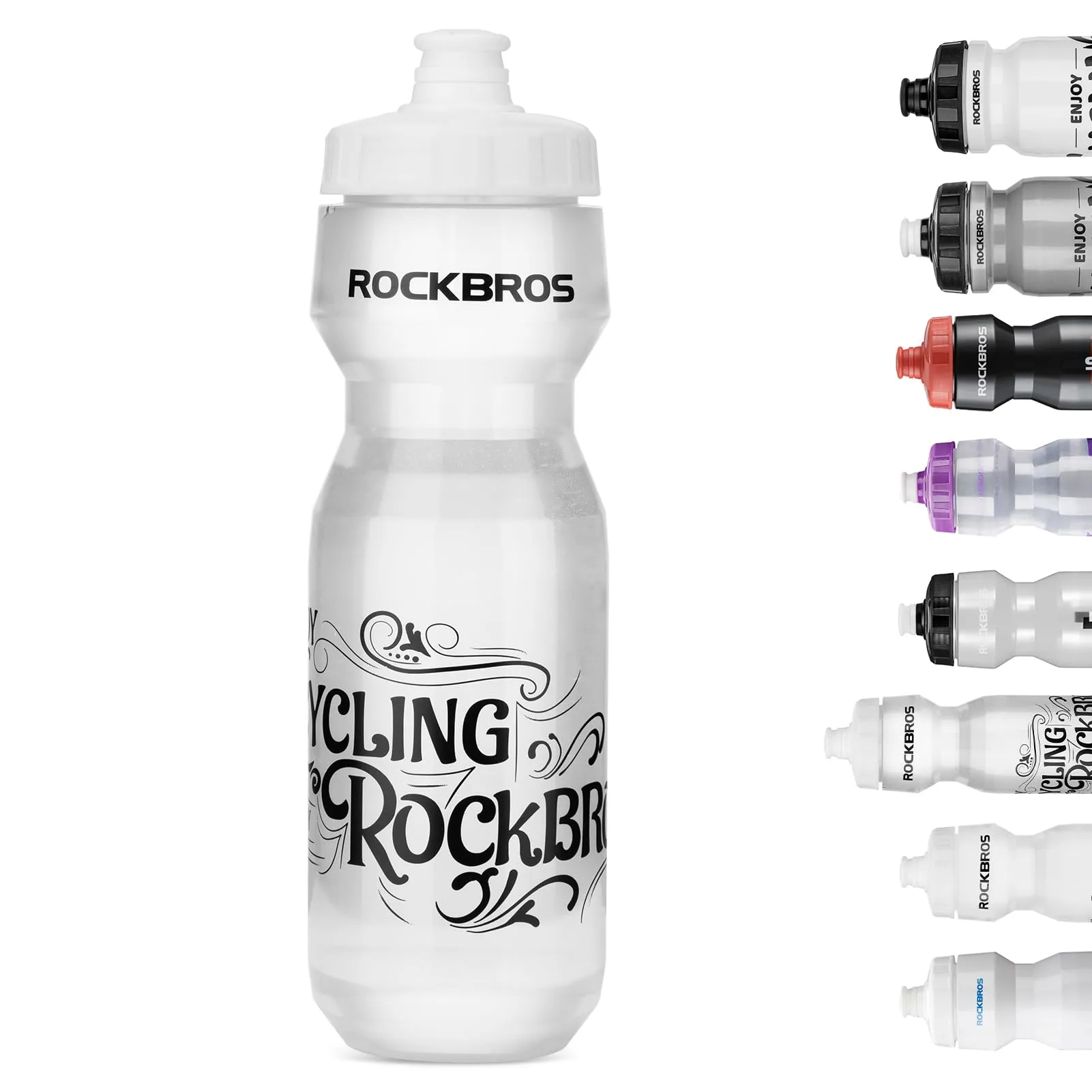 ROCKBROS Cycling Water Bottle, 20-25oz Cycling Bottle, BPA-Free