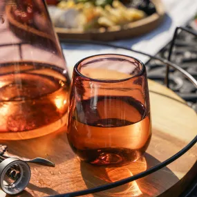 Segunda Vida Rosado Stemless Wine Glasses