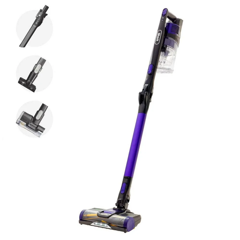 Shark IZ202UKT Cordless Stick Vacuum Cleaner - Pet Model - Up To 40 Minutes Run Time - Purple