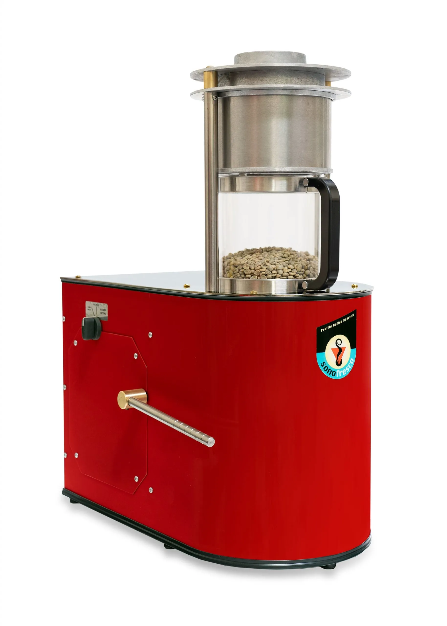 Sonofresco Profile (120 gram to half kilo) Coffee Roaster  18 lbs free coffee SPECIAL DEAL! (230 volts, 50 Hz, 1.5 amp)