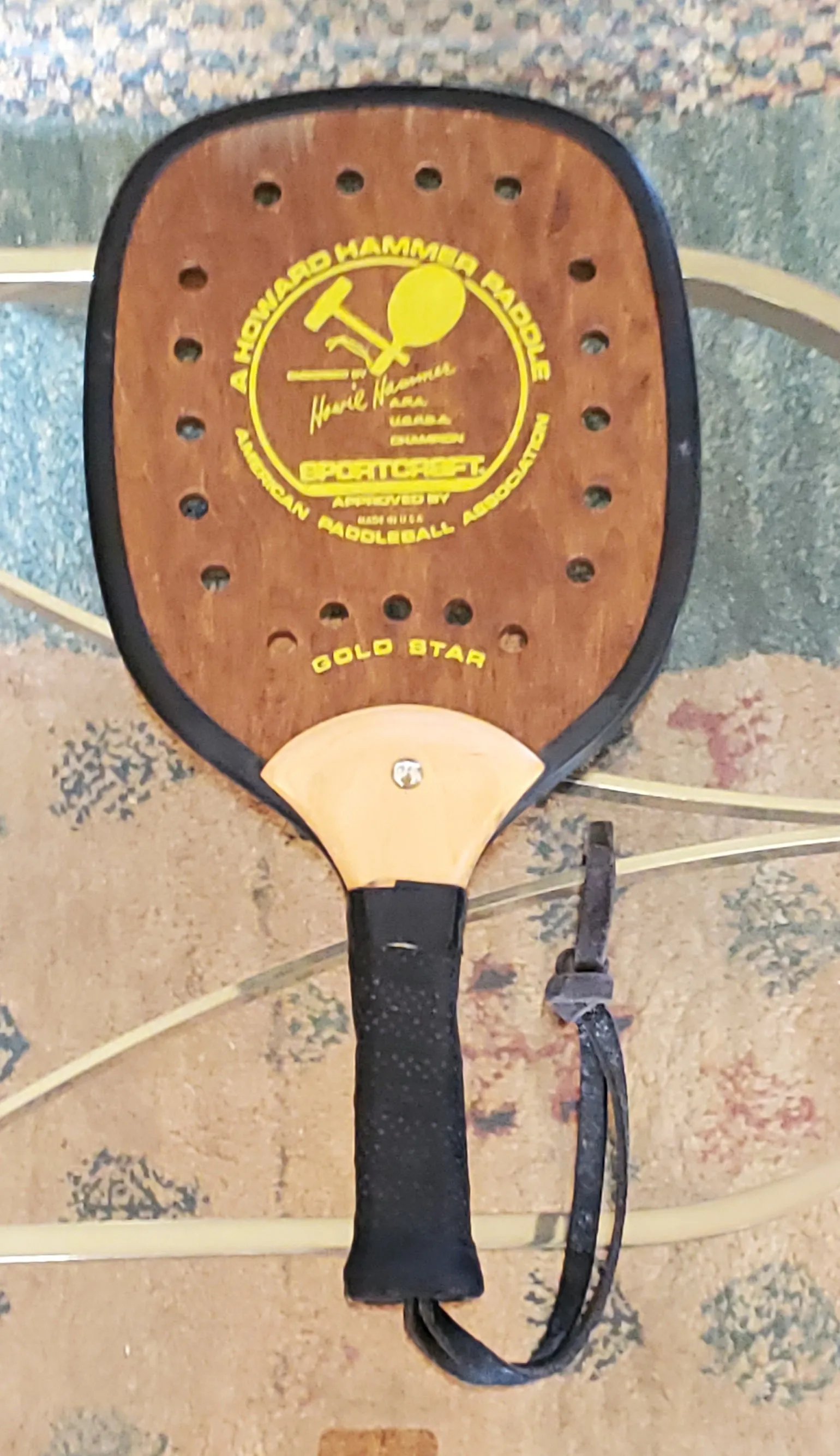 Sportcraft - Vintage "Howard Hammer" Wood Paddle