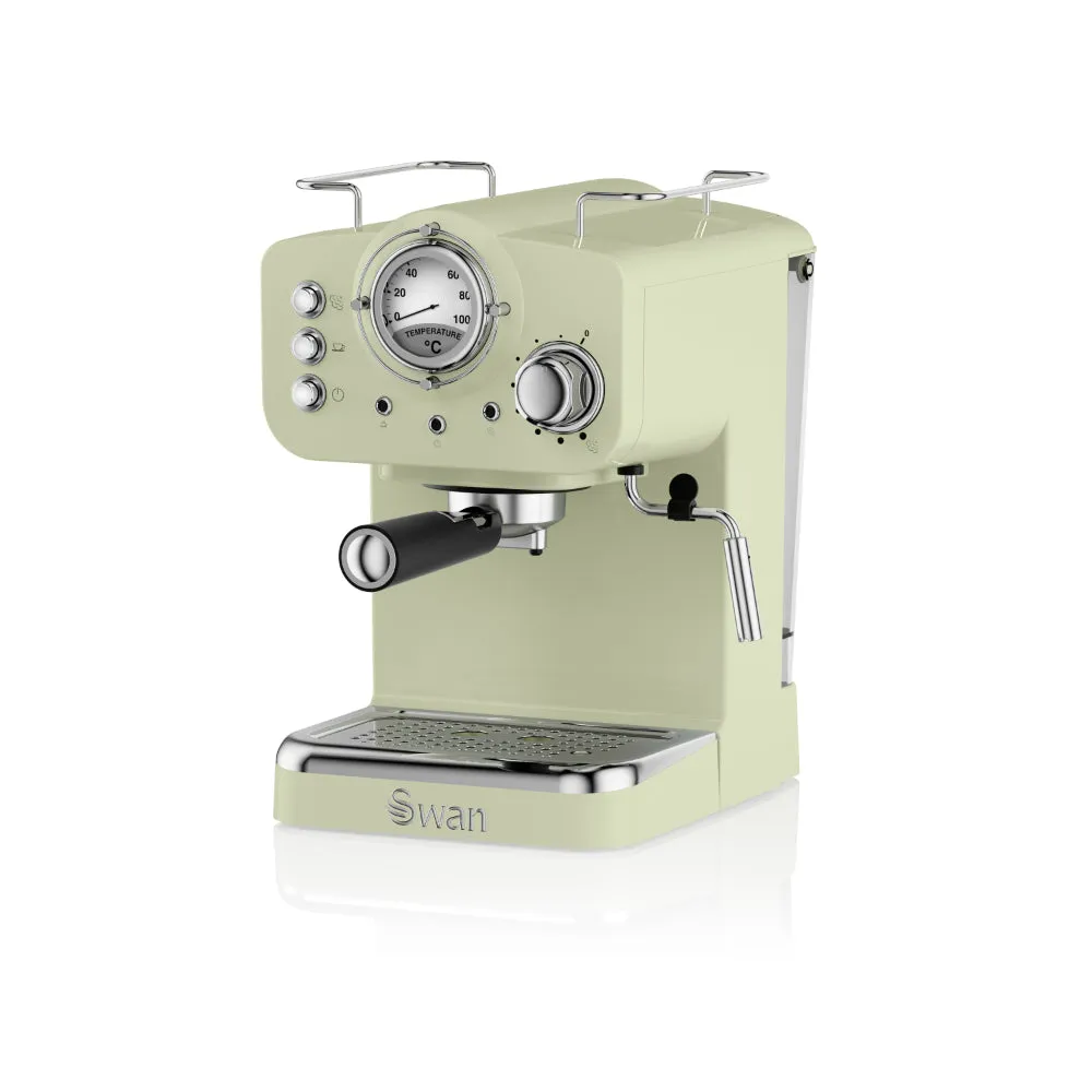 Swan Pump Espresso Coffee Machine  - Green