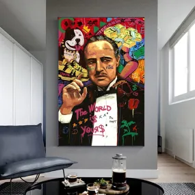 The World is Yours: The Godfather Wall Art