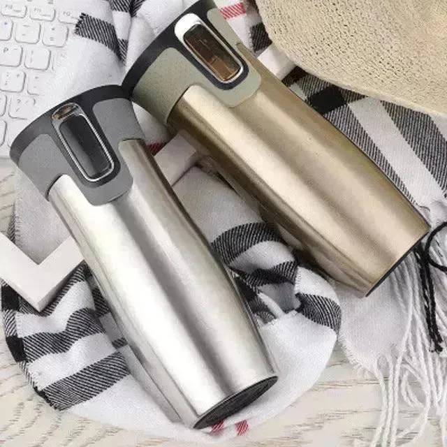 Vacuum Insulated Stainless Steel Travel Mugs Water Flask Thermal Tea Bottle