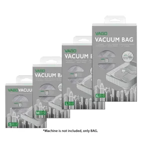 VAGO Z Vacuum Bag S / M / L / XL Size (2 pcs) - BAG ONLY without Machine