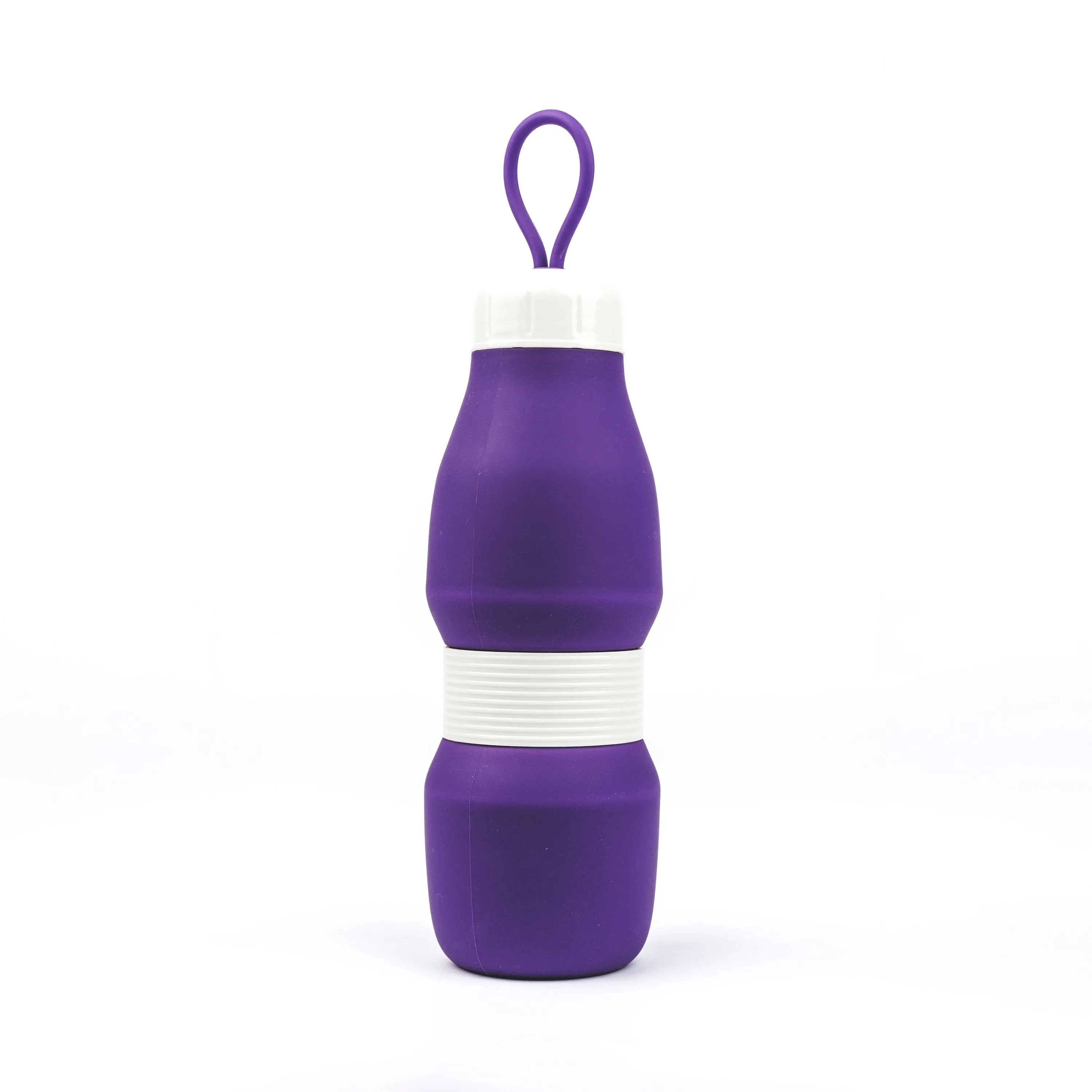 Whippy Collapsible Silicone Bottle 520ml - Royal Mess Purple