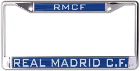 Wincraft Real Madrid License Plate Frame - Chrome-Blue