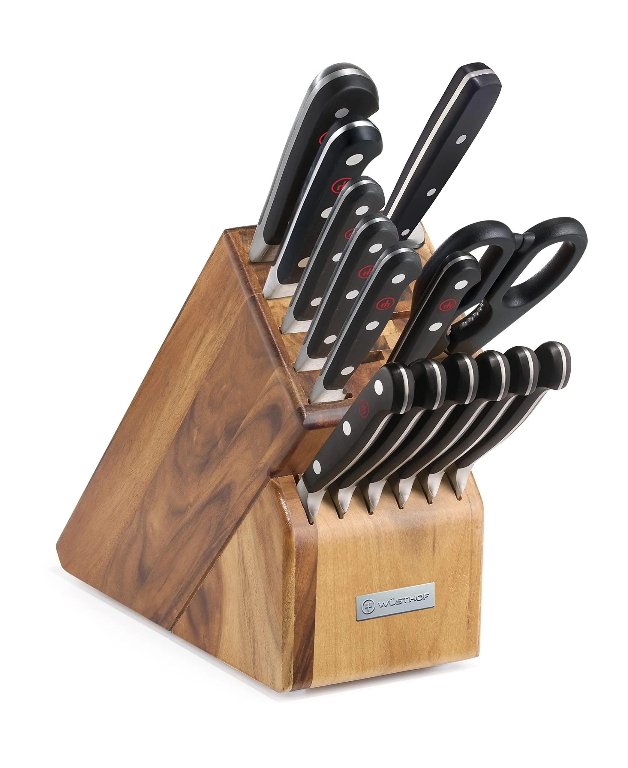 Wusthof Classic 15-piece Knife Block Set - Acacia