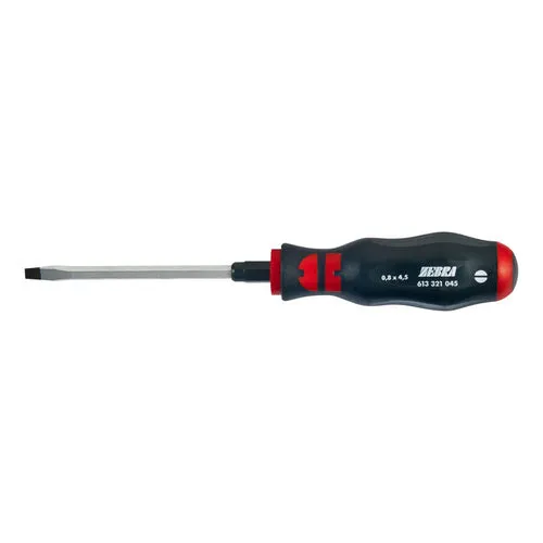 ZEBRA Slotted Screwdriver - Hexagon Blade, Impact Cap, Wrench Adapter - 1.6 x 9.0mm